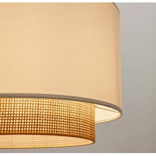 Bijelo/u prirodnoj boji tekstilno sjenilo ø 40 cm Erna – Kave Home