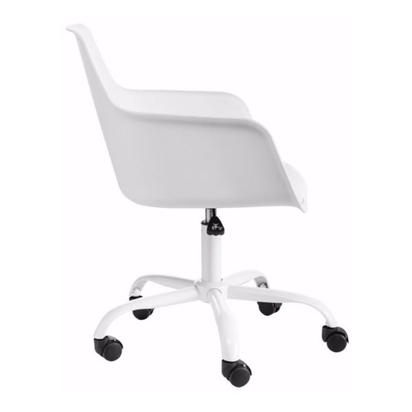 Bijela podesiva uredska stolica Støraa Leslie-image-3