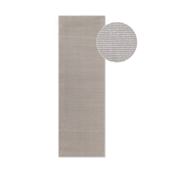 Siva/krem staza 80x240 cm Perles Dolomite – Elle Decoration