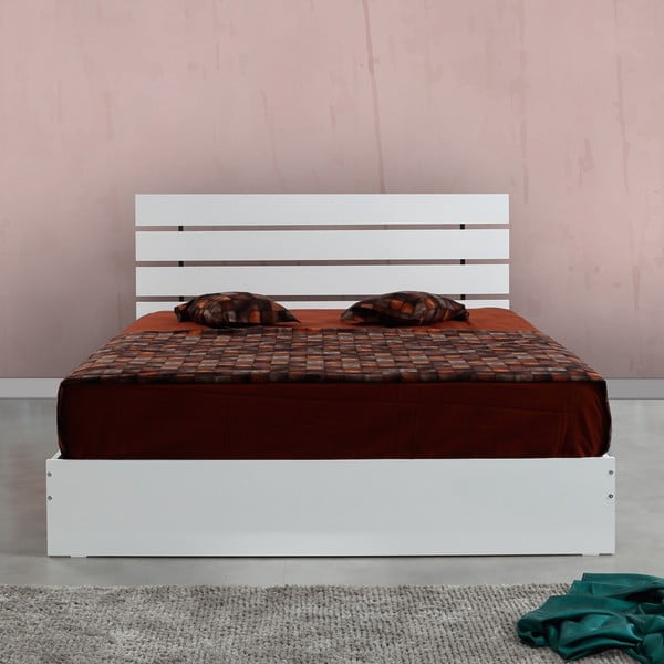 Bijeli bračni krevet 180x200 cm Fuga - Kalune Design-image-2