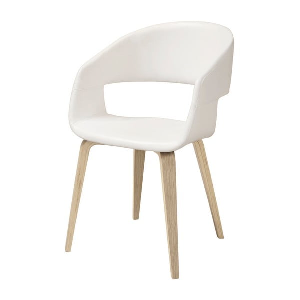 Bijela stolica za blagovanje Interstil Nova Nature Topola