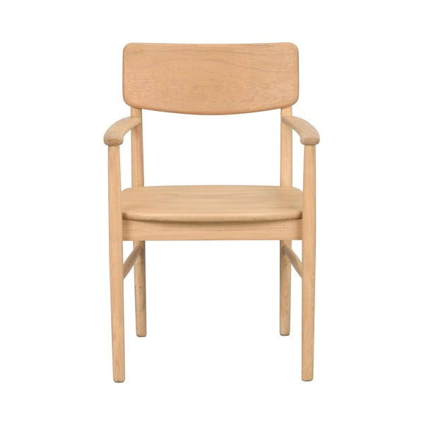 Blagovaonska stolica od punog hrasta u prirodnoj boji Maidstone – Rowico-image-2