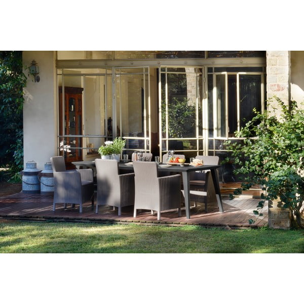 Svjetlo smeđa plastična vrtna fotelja Trenton – Keter-image-2