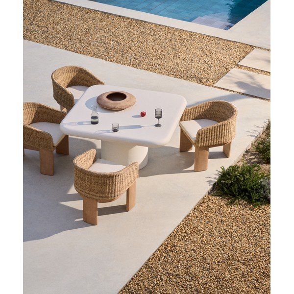 Vrtni stol betonski 135x135 cm Addaia – Kave Home-image-1