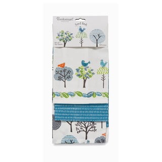 Pamučna kuhinjska krpa 3 kom 45x65 cm Forest Birds – Cooksmart ®
