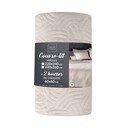 Krem set prekrivača i jastučnice od samta 240x260 cm Solange – douceur d'intérieur