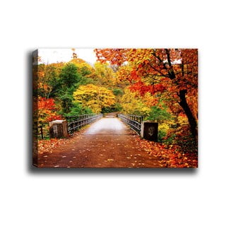 Slika Tablo Center Autumn Bridge, 70 x 50 cm