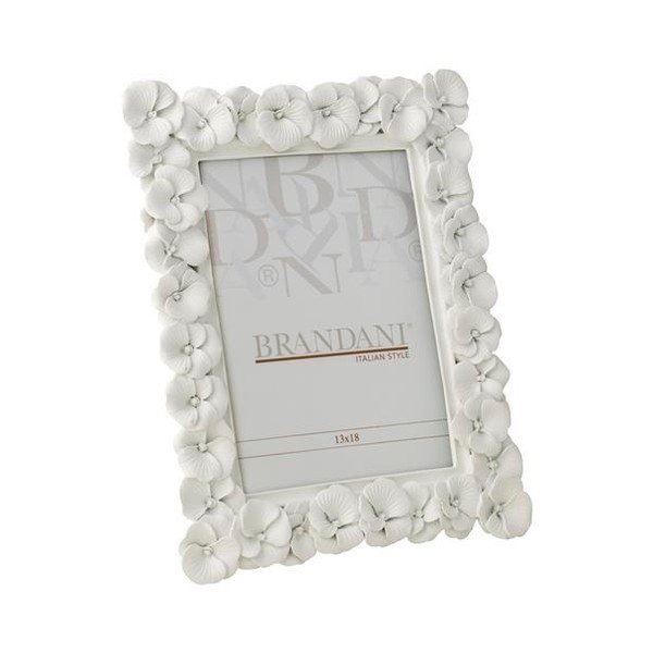 Bijeli okvir za fotografije Brandani Primrose, za fotografije dimenzija 13 x 18 cm