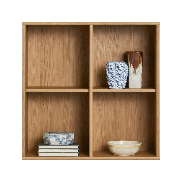 Viseća biblioteka u dekoru hrasta u prirodnoj boji 70x70 cm Mistral – Hammel Furniture-image-3