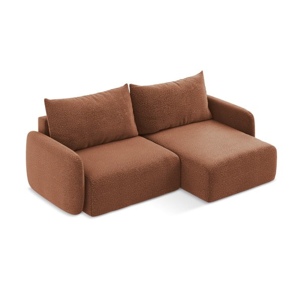 Ciglasta sklopiva/s prostorom za odlaganje kutna garnitura (s desnim kutom) Kalena – Makamii-image-3