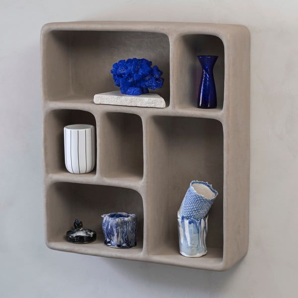 Svijetlo siva podna polica u kamenom dekoru Art Studio - Mette Ditmer Denmark-image-3