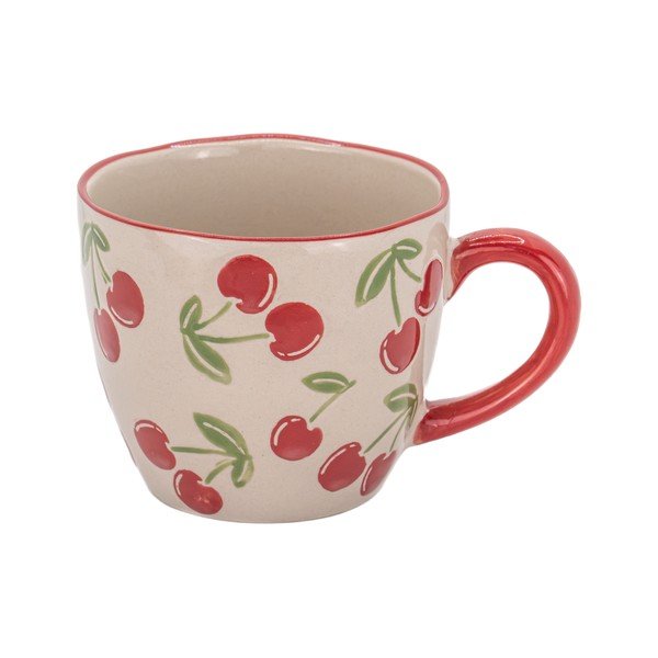 Bež keramička šalica 250 ml Cherries – Sass & Belle