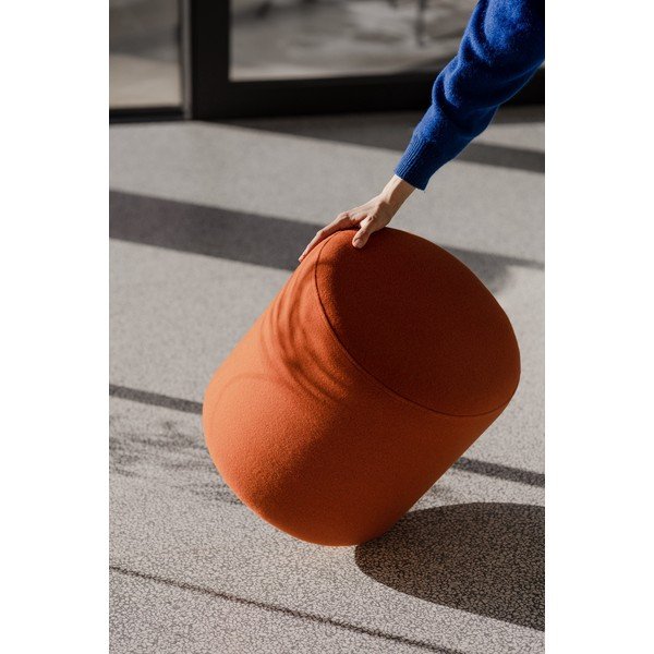 Vunen tabure boje terakote Folk – noo.ma-image-4