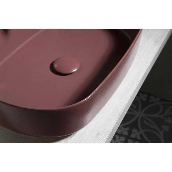 Keramički umivaonik Sapho Infinity Oval bordo, 55 x 36 cm-image-1