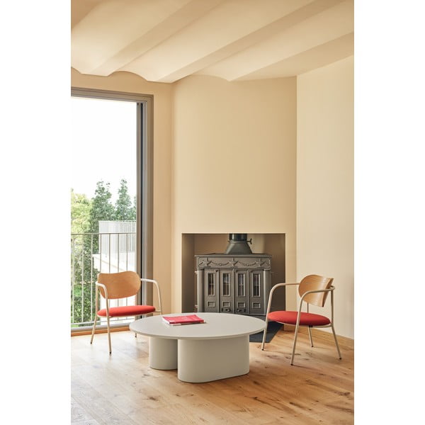 Krem stolić za kavu 110x111 cm Totem – Teulat-image-1