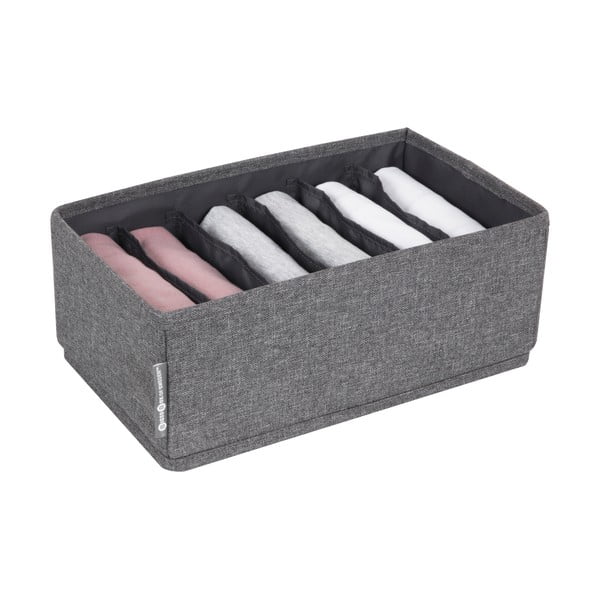 Sivi organizator za ladicu s pretincima Bigso Box of Sweden Drawer, 16,5 x 11 cm-image-4
