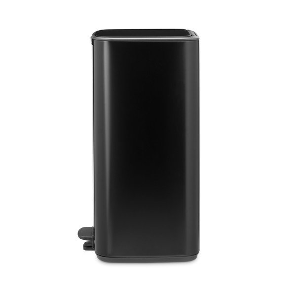 Mat crna željezna kanta za smeće s pedalom 30 l Bo – Brabantia-image-3