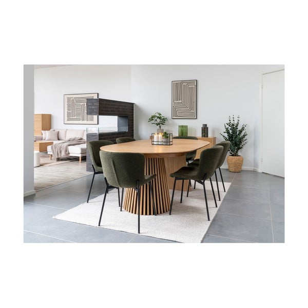 Zelena staklena vaza (visina 26,5 cm) – House Nordic-image-4