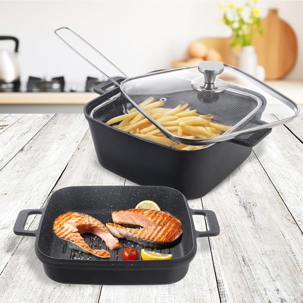 Aluminijski pekači u setu 2 kom 24,5x32,5 cm GRANDE – Orion-image-1