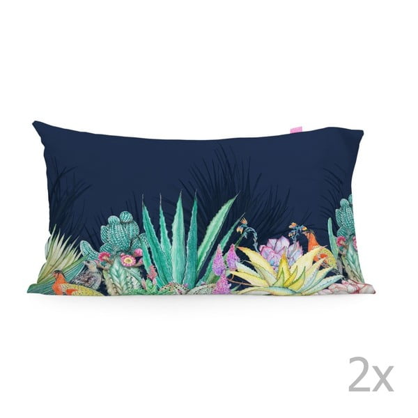 Set od 2 pamučne jastučnice Happy Friday Cactus, 50 x 75 cm