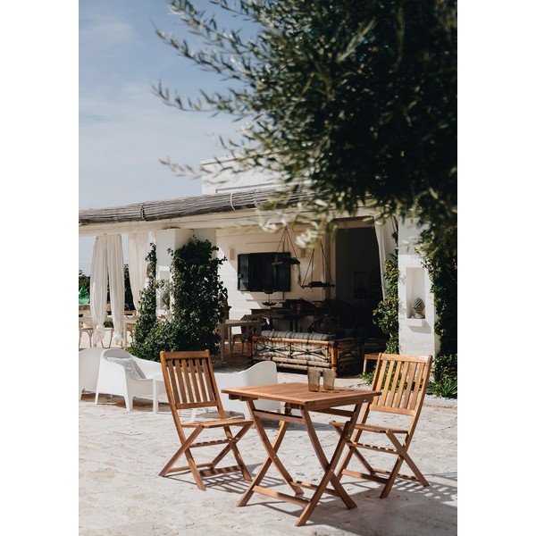 Vrtni stolić od masivnog bagrema 70x70 cm Noemi – Bizzotto-image-1