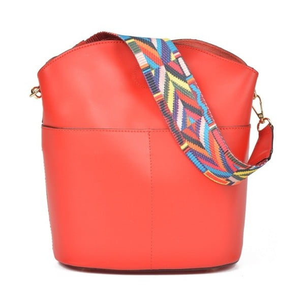 Luisa Vannini Clorinda crvena kožna torbica