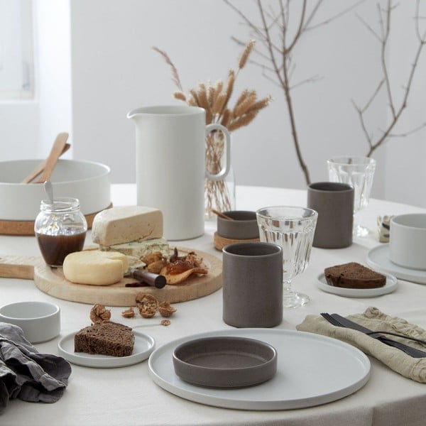 Smeđi tanjur od kamenine ø 27 cm Redonda – Costa Nova-image-2