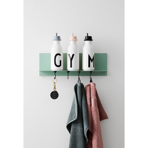 Sivi sportski poklopac za bocu Design Letters Lid-image-1