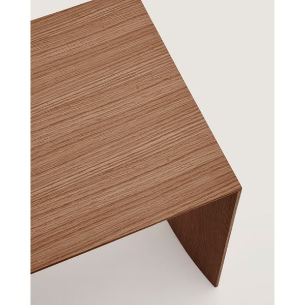 Stolić za kavu u dekoru oraha u tamnoj prirodnoj boji 45x90 cm Litto – Kave Home-image-3