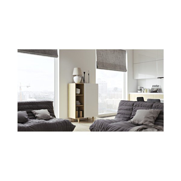 Bijela komoda TemaHome Cruz-image-2