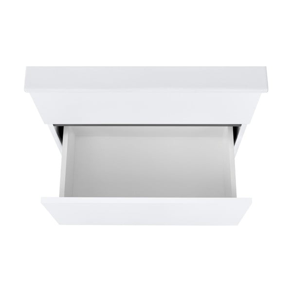 Bijeli zidni ormarić bez umivaonika 60x52 cm Wisla – Støraa-image-3