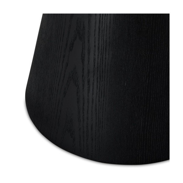 Crni stolić za kavu u dekoru hrasta ø 60 cm Tango – Furnhouse-image-4