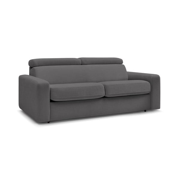 Tamno siva sklopiva sofa 195 cm Monaco – Bobochic Paris-image-3