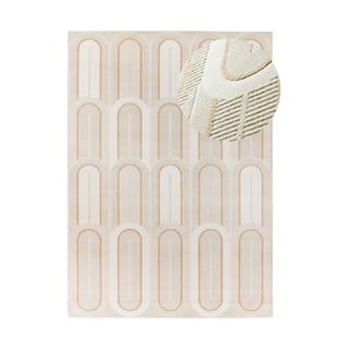 Krem tepih 133x190 cm Flora – Universal