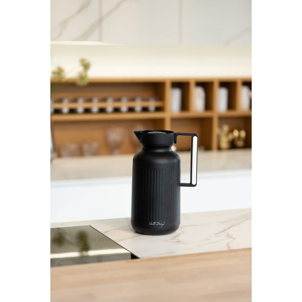 Mat crna termosica 1 l Lungo – Vialli Design-image-1