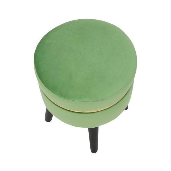 Zelena tapecirana stolica Mauro Ferretti Paris, ⌀ 35 cm-image-4