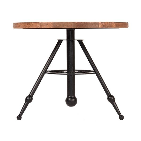 Pomoćni stolić s pločom od mangovog drveta LABEL51 Solid, ⌀ 60 cm-image-2