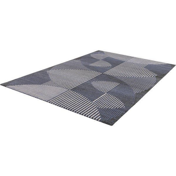 Tamno plavi vuneni tepih 200x300 cm Shades – Agnella-image-4