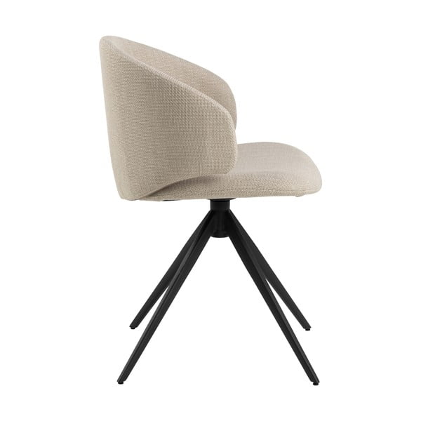 Bež podstavljena blagovaonska stolica s naslonima za ruke Ella – Actona-image-4