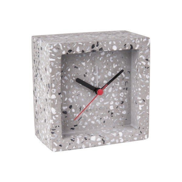 Sivi stolni sat s budilicom Karlsson Franky-image-1