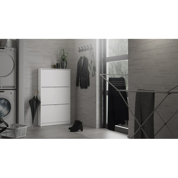 Bijeli preklopni ormarić za cipele Shoes – Tvilum-image-1