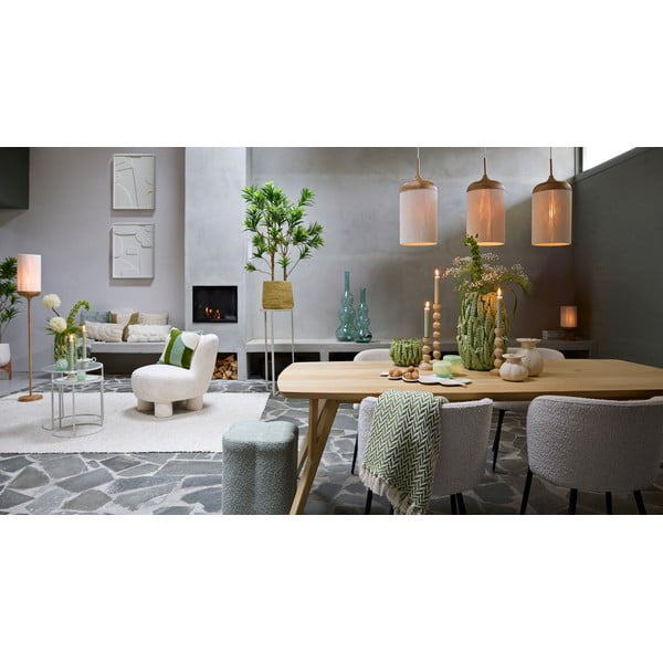 Krem metalne blagovaonske stolice u setu 2 kom Radaja – Light & Living-image-1