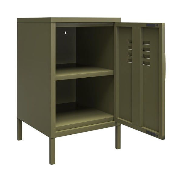 Kaki zeleni metalni noćni ormarić Bradford – Støraa-image-4