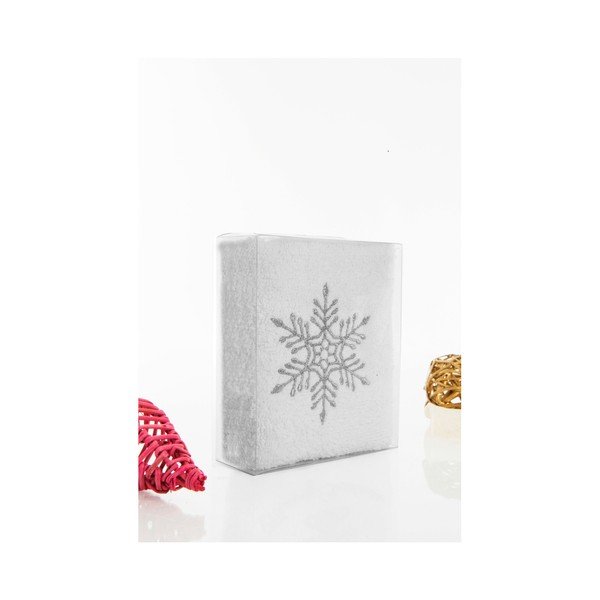 Ručnik Christmas Snowflake White, 30 x 50 cm-image-2