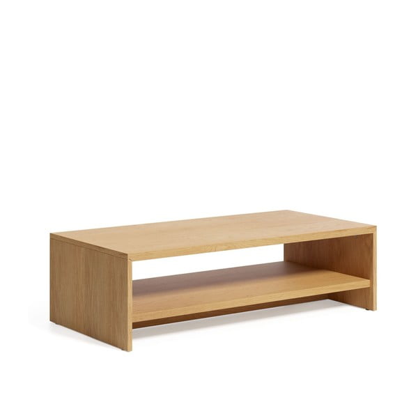 Stolić za kavu u dekoru hrasta u prirodnoj boji 60x120 cm Abilen – Kave Home