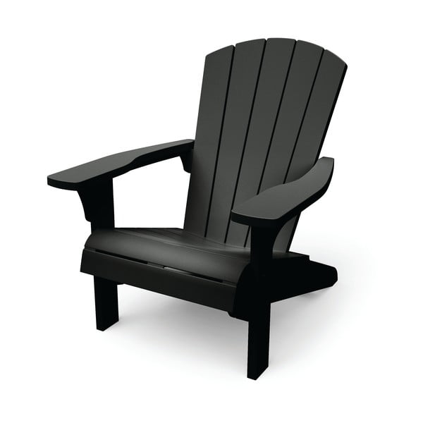 Tamno siva plastična vrtna stolica Troy - Keter