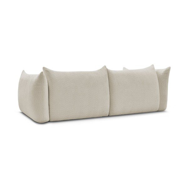 Bež sofa od bouclé tkanine 286 cm Azra – Bobochic Paris-image-4