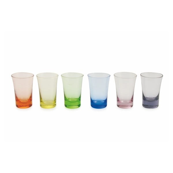 Set od 6 čaša u boji za liker Villa d&#39;Este Bicchierini One Shot Liquore, 150 ml