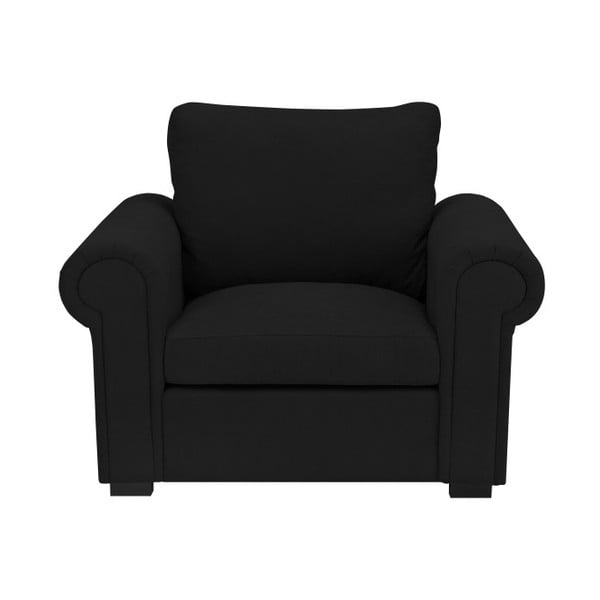 Crna fotelja Windsor & Co Sofas Hermes