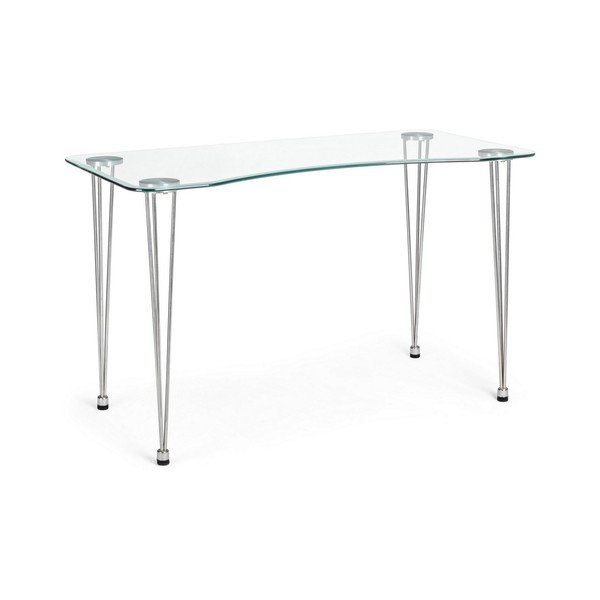 Radni stol sa staklenom pločom stola 60x120 cm Rondo – Bizzotto